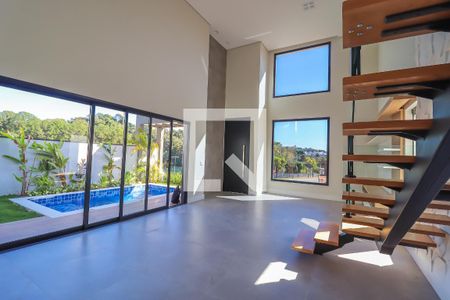 Sala de casa de condomínio à venda com 3 quartos, 290m² em Jardim Samambaia, Jundiaí