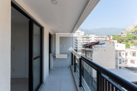 Varanda da Sala de apartamento à venda com 3 quartos, 75m² em Tijuca, Rio de Janeiro