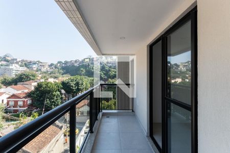 Varanda da Sala de apartamento à venda com 3 quartos, 75m² em Tijuca, Rio de Janeiro