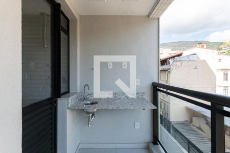 Varanda da Sala de apartamento à venda com 3 quartos, 75m² em Tijuca, Rio de Janeiro