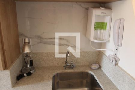 Cozinha de apartamento à venda com 1 quarto, 29m² em Barra Funda, São Paulo