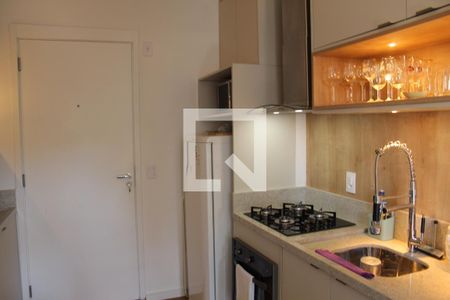 Cozinha de apartamento para alugar com 1 quarto, 29m² em Barra Funda, São Paulo