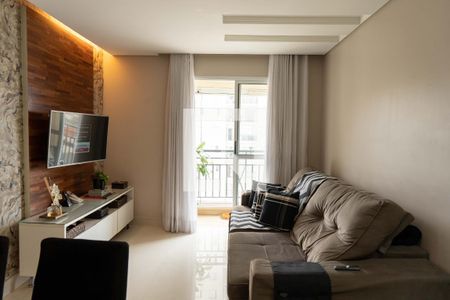 Sala de apartamento à venda com 2 quartos, 67m² em Vila Curuca, Santo André