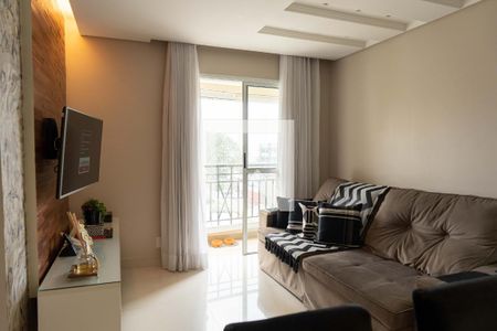 Sala de apartamento à venda com 2 quartos, 67m² em Vila Curuca, Santo André