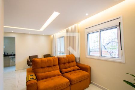 Sala de apartamento à venda com 1 quarto, 54m² em Vila Leopoldina, Santo André