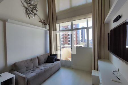Sala de Estar e Jantar de apartamento para alugar com 1 quarto, 60m² em Cambuí, Campinas