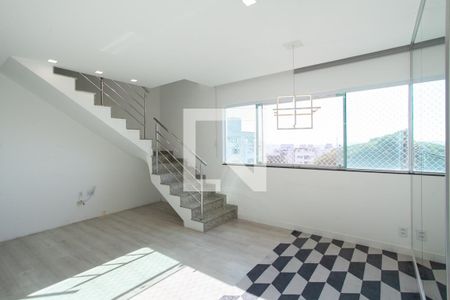 Sala 1º andar de apartamento à venda com 3 quartos, 163m² em Planalto, Belo Horizonte