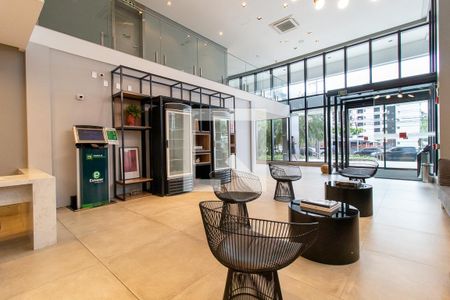 Studio para alugar com 26m², 1 quarto e sem vaga Studio para alugar com 26m², 1 quarto e sem vagaHall de entrada