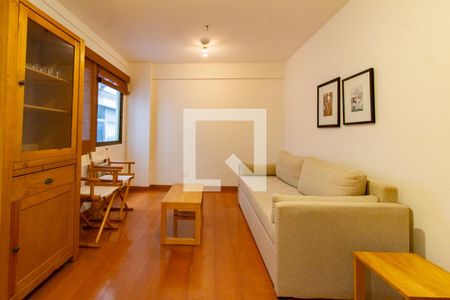 Sala  de apartamento para alugar com 1 quarto, 45m² em Ipanema, Rio de Janeiro