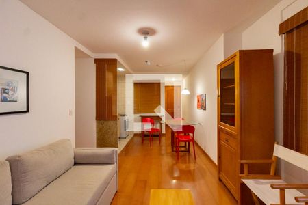 Detalhe da sala  de apartamento para alugar com 1 quarto, 45m² em Ipanema, Rio de Janeiro