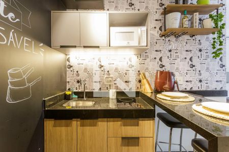 Studio para alugar com 28m², 1 quarto e sem vaga Studio para alugar com 28m², 1 quarto e sem vagaCozinha