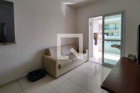 Sala de apartamento para alugar com 1 quarto, 64m² em Vila Tupi, Praia Grande