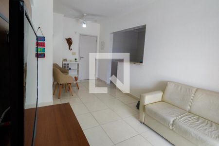 Sala de apartamento para alugar com 1 quarto, 64m² em Vila Tupi, Praia Grande