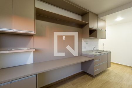 Cozinha de kitnet/studio para alugar com 1 quarto, 22m² em Vila Esperança, São Paulo