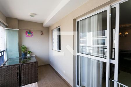 Varanda da Sala de apartamento à venda com 3 quartos, 84m² em Jardim Monte Kemel, São Paulo