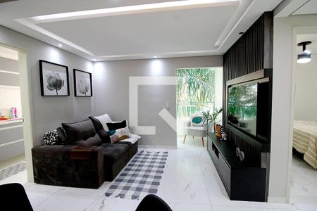 Sala de apartamento para alugar com 2 quartos, 110m² em Paraisópolis, São Paulo