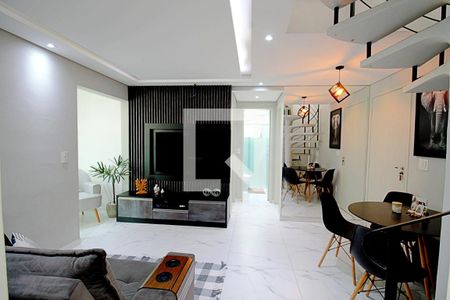 Sala de apartamento para alugar com 2 quartos, 110m² em Paraisópolis, São Paulo