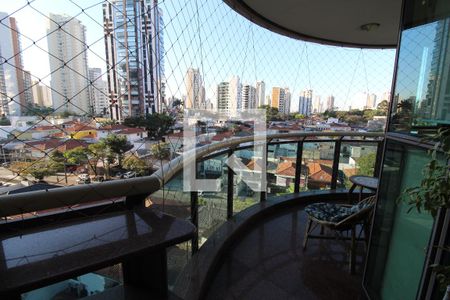 Varanda de apartamento à venda com 4 quartos, 250m² em Jardim Anália Franco, São Paulo