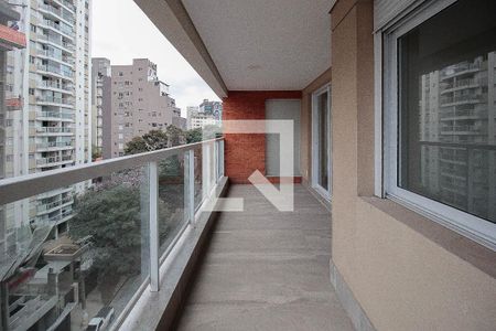 Varanda de apartamento à venda com 1 quarto, 50m² em Jardins, São Paulo