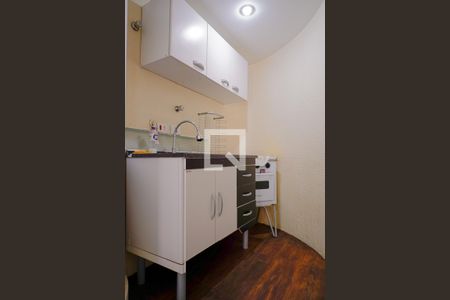 Sala e Cozinha de kitnet/studio à venda com 1 quarto, 40m² em Liberdade, São Paulo