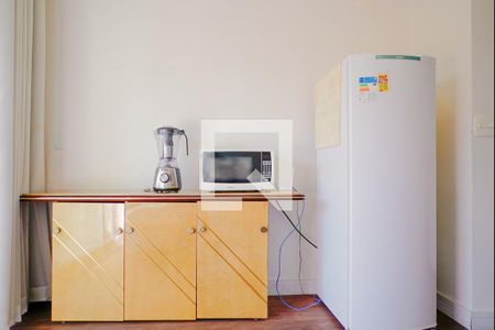 Sala e Cozinha de kitnet/studio à venda com 1 quarto, 40m² em Liberdade, São Paulo