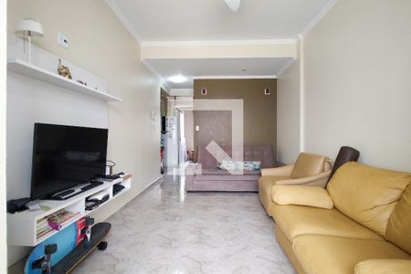 Sala de apartamento para alugar com 1 quarto, 67m² em Guilhermina, Praia Grande