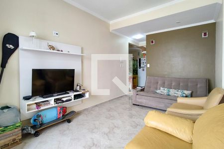 Sala de apartamento para alugar com 1 quarto, 67m² em Guilhermina, Praia Grande