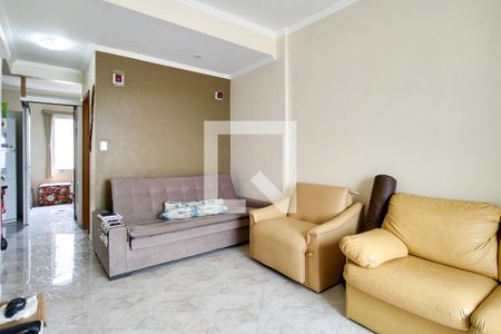 Sala de apartamento para alugar com 1 quarto, 67m² em Guilhermina, Praia Grande