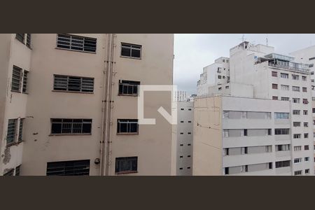 Varanda - Vista de kitnet/studio para alugar com 1 quarto, 30m² em Perdizes, São Paulo