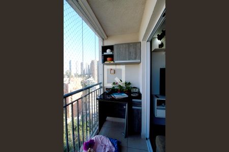Varanda da Sala de apartamento à venda com 2 quartos, 53m² em Jardim Parque Morumbi, São Paulo