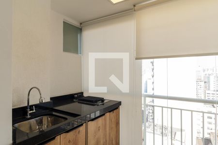 Varanda de apartamento à venda com 1 quarto, 35m² em Vila Buarque, São Paulo