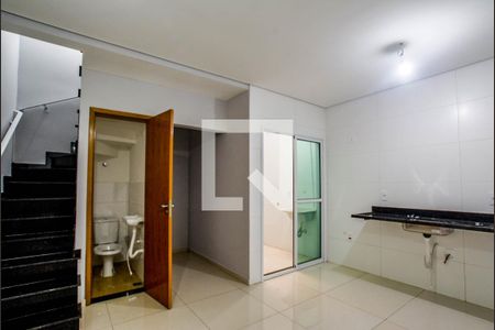 Sala/Cozinha de casa à venda com 2 quartos, 85m² em Vila Marina, Santo André