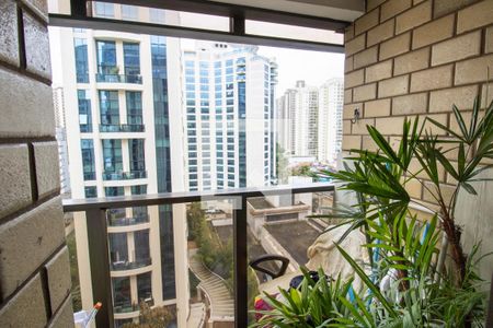 Sala- terraço de kitnet/studio à venda com 1 quarto, 37m² em Indianópolis, São Paulo