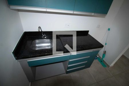 Cozinha de kitnet/studio à venda com 1 quarto, 32m² em Mirandópolis, São Paulo