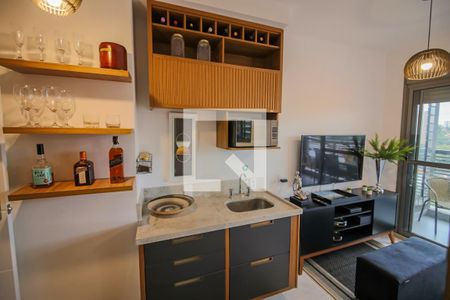 Studio Quarto / Cozinha de kitnet/studio para alugar com 1 quarto, 24m² em Butantã, São Paulo