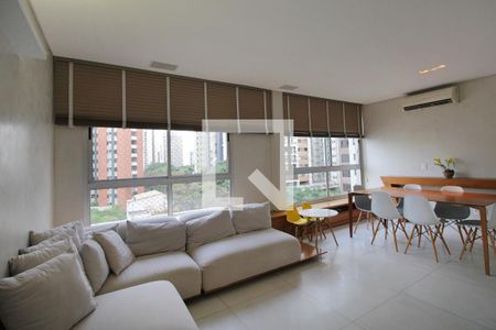 Sala de apartamento para alugar com 3 quartos, 105m² em Lourdes, Belo Horizonte