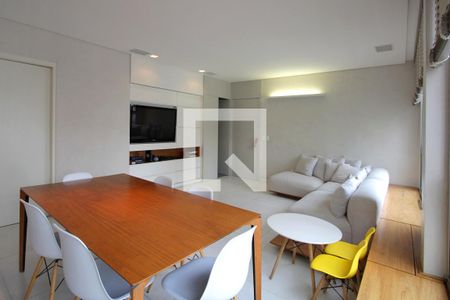 Sala de apartamento para alugar com 3 quartos, 105m² em Lourdes, Belo Horizonte