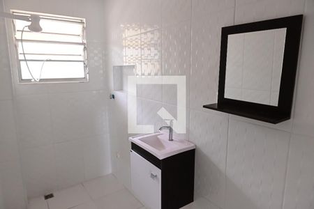 Banheiro de apartamento para alugar com 1 quarto, 50m² em Boqueirão, Praia Grande