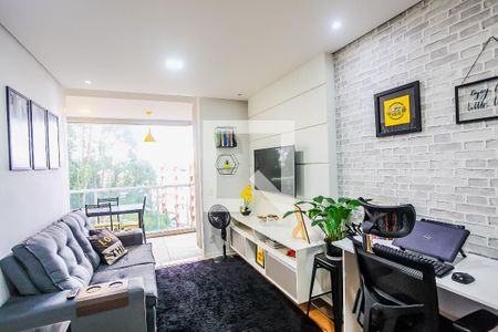 Sala de apartamento para alugar com 1 quarto, 37m² em Real Parque, São Paulo