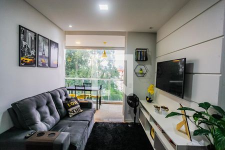 Sala de apartamento para alugar com 1 quarto, 37m² em Real Parque, São Paulo