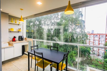 Varanda de apartamento para alugar com 1 quarto, 37m² em Real Parque, São Paulo