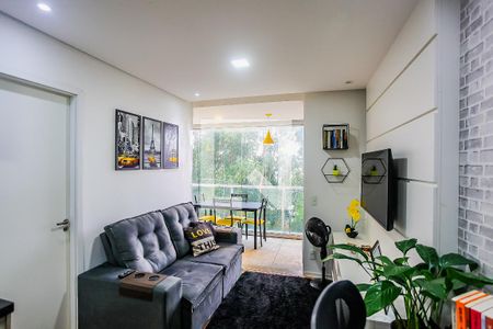 Sala de apartamento para alugar com 1 quarto, 37m² em Real Parque, São Paulo