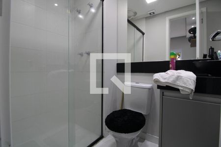 Banheiro da suíte de apartamento à venda com 1 quarto, 75m² em Vila Isa, São Paulo