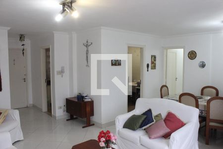 Sala de apartamento para alugar com 3 quartos, 120m² em Itararé, São Vicente
