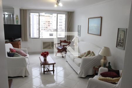Sala de apartamento para alugar com 3 quartos, 120m² em Itararé, São Vicente