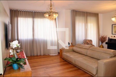 Sala de apartamento à venda com 4 quartos, 145m² em Anchieta, Belo Horizonte