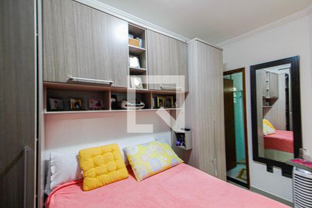 Quarto Suíte de apartamento à venda com 2 quartos, 50m² em Vila Camilópolis, Santo André