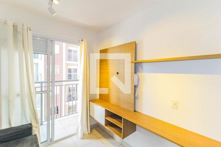 Sala de apartamento para alugar com 1 quarto, 27m² em Jardim Caravelas, São Paulo