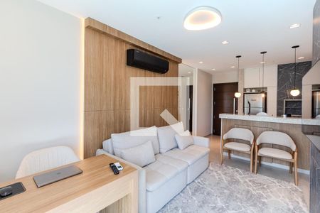 Sala/Cozinha de kitnet/studio para alugar com 1 quarto, 43m² em Cristal, Porto Alegre