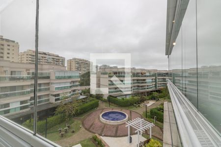 Sala - Vista de apartamento à venda com 3 quartos, 172m² em Recreio dos Bandeirantes, Rio de Janeiro